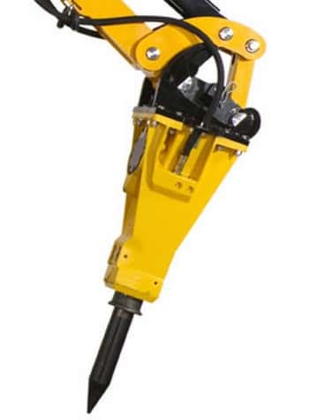 гидромолот на базе экскаватора