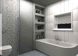 сантехнические рольставни в туалете