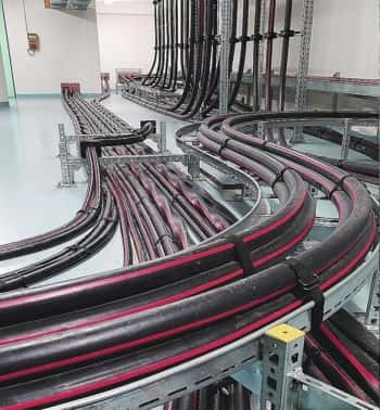 Прокладка силового кабеля