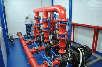 насосная станция водяного пожаротушения