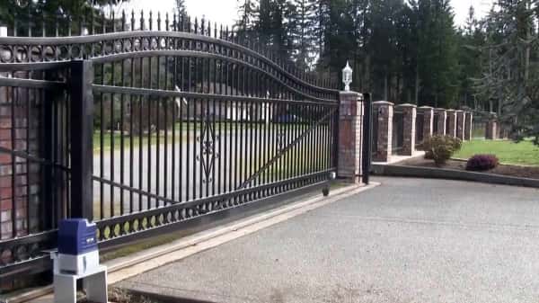 откатные ворота