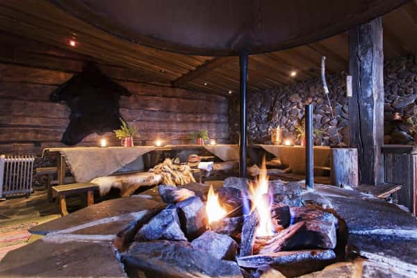 финская баня из бруса