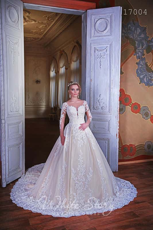 свадебное платье, коллекция Королевские платья 2017, артикул 17004 свадебное платье, коллекция Королевские платья 2017, артикул 17004