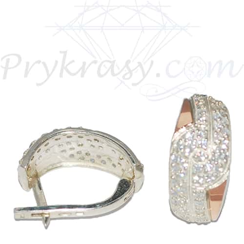 Серьги из серебра